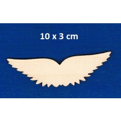 SKLEJKA #3mm Skrzydła do aniołków  10x3cm , skrzydła aniołka , anioła , pełne